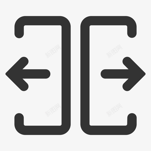 取消合并按钮svg_新图网 https://ixintu.com 取消 合并 按钮
