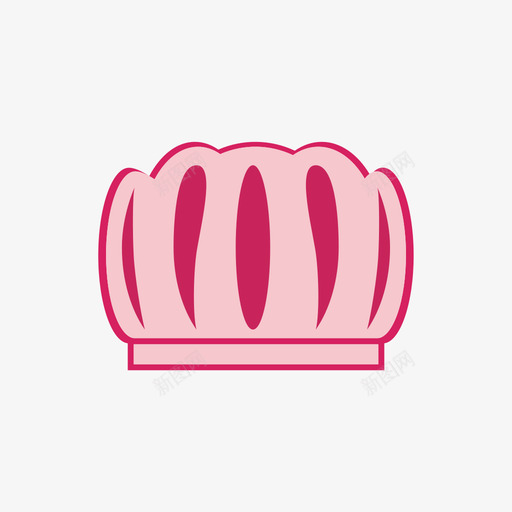 面包师傅帽子svg_新图网 https://ixintu.com 面包 面包师 师傅 帽子
