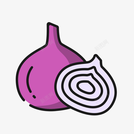 洋葱svg_新图网 https://ixintu.com 洋葱 葱蒜