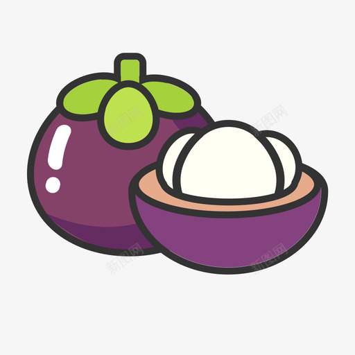 山竹svg_新图网 https://ixintu.com 山竹
