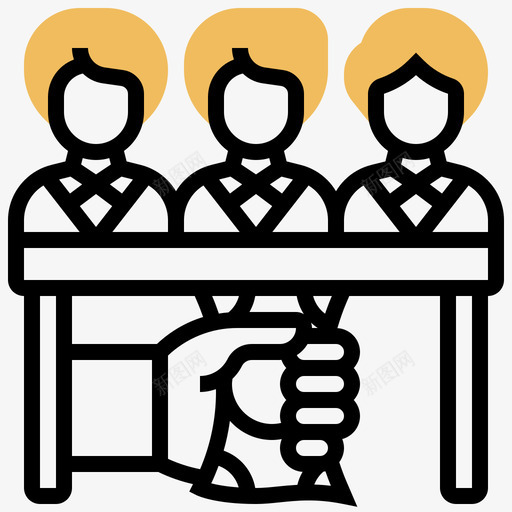贿赂商业腐败4黄影svg_新图网 https://ixintu.com 贿赂 商业 腐败 黄影