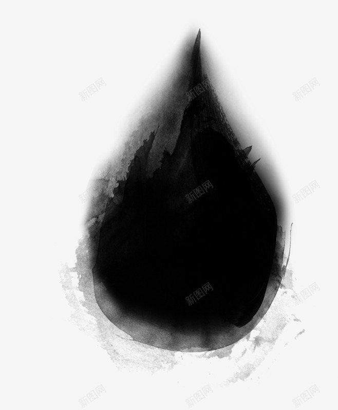 滴墨墨迹水墨传统文化笔刷笔墨效果png免抠素材_新图网 https://ixintu.com 笔墨 水墨 墨迹 水彩 滴墨 艺术 创意 传统文化 笔刷 效果