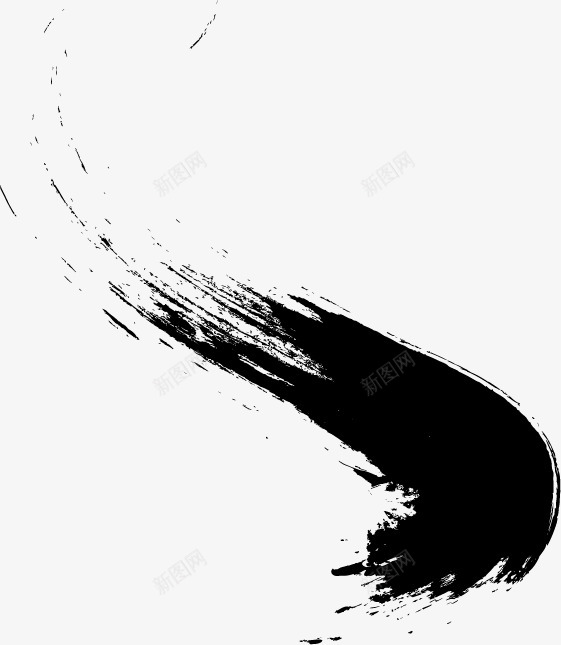 黑墨绘画艺术笔刷创意墨水弧线效果png免抠素材_新图网 https://ixintu.com 涂鸦 笔刷 波浪 创意 墨水 弧度 弧线 效果 曲线 画笔 笔画 笔划 绘图 艺术 设计 集合 飞溅 黑色