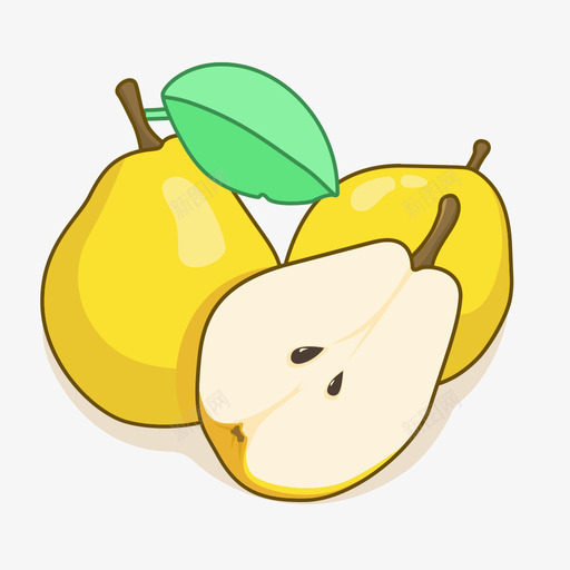天天鲜果店梨svg_新图网 https://ixintu.com 天天 鲜果 店梨