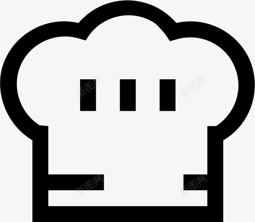kitk1foodcookinsvg_新图网 https://ixintu.com 线性 扁平 单色 简约 方正