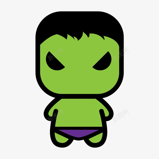 绿巨人svg_新图网 https://ixintu.com 巨人 绿人