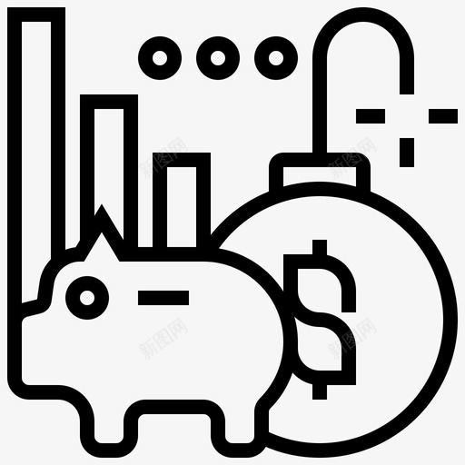 债务业务优化线性svg_新图网 https://ixintu.com 债务 业务 优化 线性