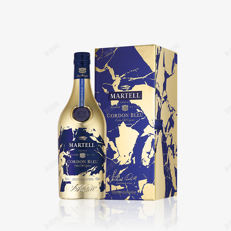 Martell马爹利蓝带2020年艺术限量版礼盒装png免抠素材_新图网 https://ixintu.com 马爹利 蓝带 艺术 限量 版礼 盒装