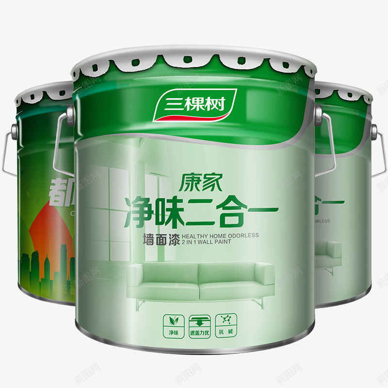 三棵树漆康家净味2合1乳胶漆白色室内家用自刷内墙油png_新图网 https://ixintu.com 棵树 漆康家 净味 乳胶漆 白色 室内 家用 自刷 内墙