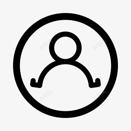 个人中心线性svg_新图网 https://ixintu.com 个人 中心 中心线 线性