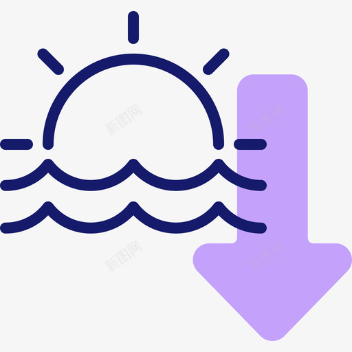 日落329号天气线性颜色svg_新图网 https://ixintu.com 日落 天气 线性 颜色