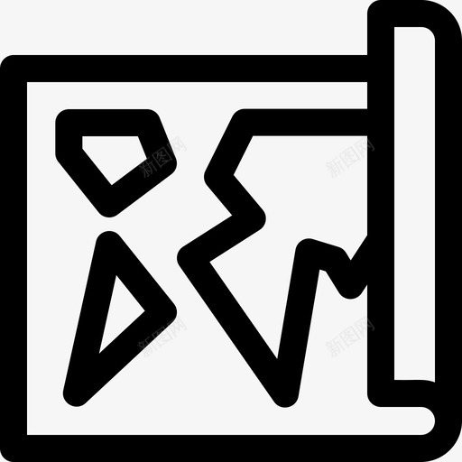 地图旅游app37直线svg_新图网 https://ixintu.com 地图 旅游 直线
