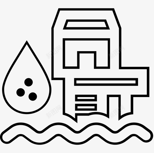 水质自动站监测svg_新图网 https://ixintu.com 水质 自动 监测