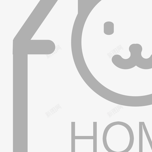 宠物领养svg_新图网 https://ixintu.com 宠物 领养 线性 可爱 多色 圆润