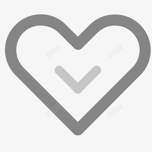 缘分未选中svg_新图网 https://ixintu.com 缘分 选中