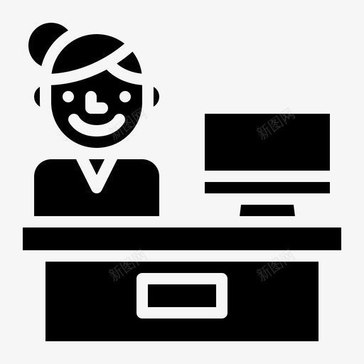 接待处208号酒店glyphsvg_新图网 https://ixintu.com 接待处 酒店