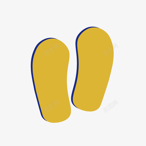 夾腳拖svg_新图网 https://ixintu.com 夾腳