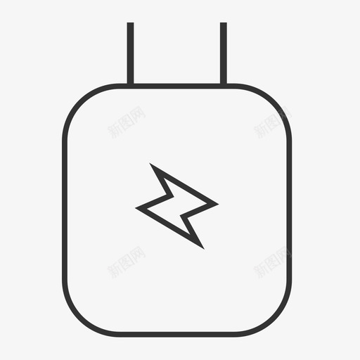 充电头01svg_新图网 https://ixintu.com 充电