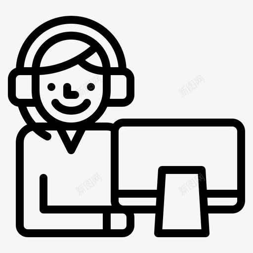 客户服务电子商务202概述svg_新图网 https://ixintu.com 客户服务 电子商务 概述
