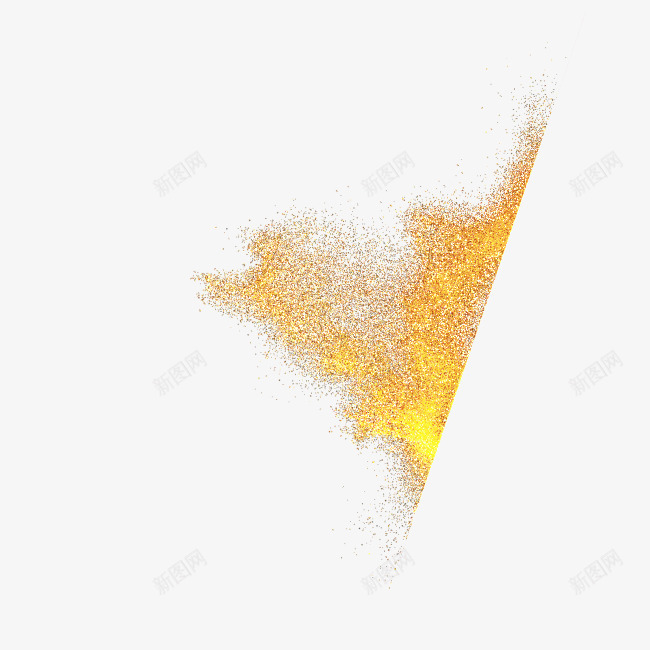 金光闪闪的粉质装饰透明图png免抠素材_新图网 https://ixintu.com 金光闪闪 粉质 装饰 透明图