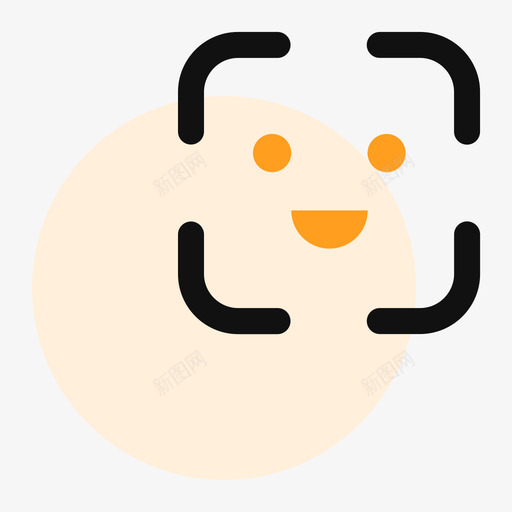 人脸审核svg_新图网 https://ixintu.com 人脸 审核 线性 扁平 多色 简约 精美