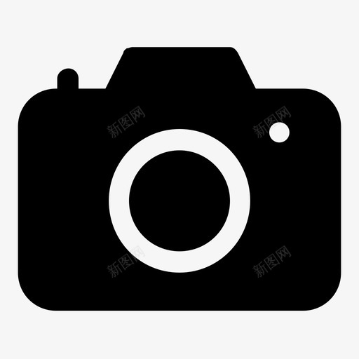照相机片svg_新图网 https://ixintu.com 照相机