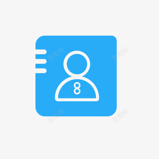 标签通讯录填充svg_新图网 https://ixintu.com 标签 通讯录 填充