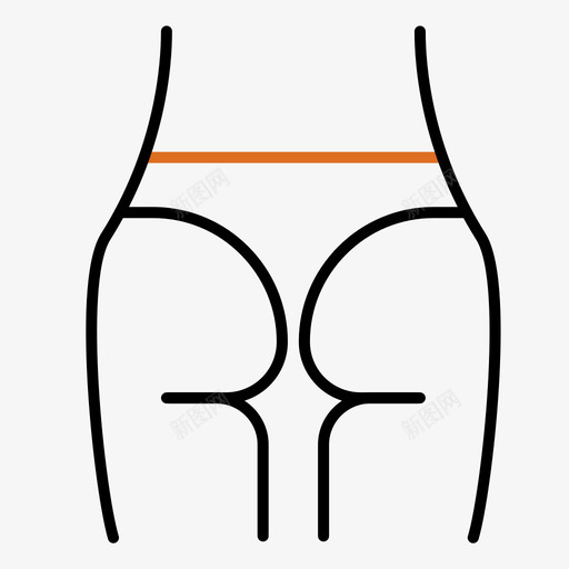 健身屁股臀部美臀buttockssvg_新图网 https://ixintu.com 健身 屁股 臀部 美臀