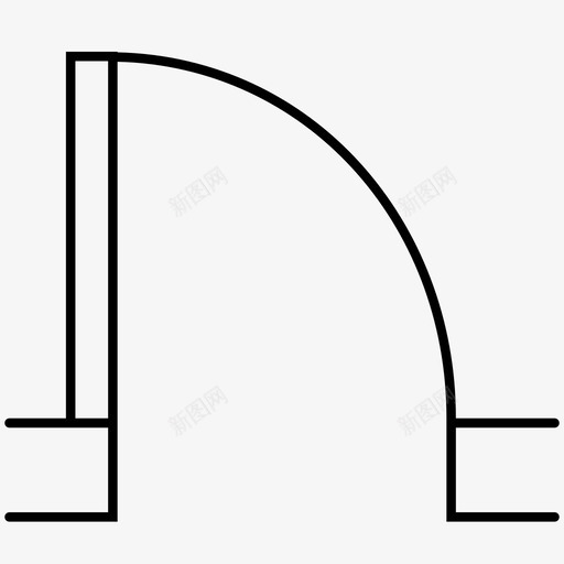 单开门1xsvg_新图网 https://ixintu.com 单开门 开门