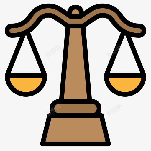 正义尺度法律15线性颜色svg_新图网 https://ixintu.com 正义 尺度 法律 线性 颜色