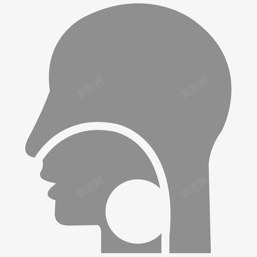 头颈外科颈部包块svg_新图网 https://ixintu.com 头颈 外科 颈部 包块