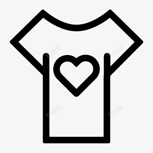 服饰情侣装线性svg_新图网 https://ixintu.com 服饰 情侣装 线性
