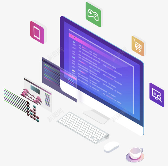 DataEye移动营销服务电商数据分析广告投放png免抠素材_新图网 https://ixintu.com 移动 营销 服务 电商 数据分析 广告投放