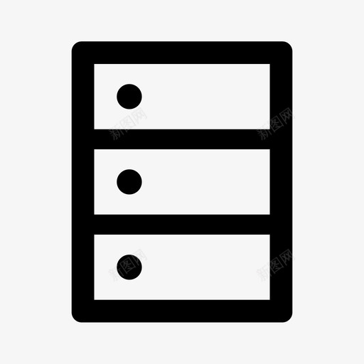 数据库svg_新图网 https://ixintu.com 数据库 线性 扁平 手绘 单色 简约