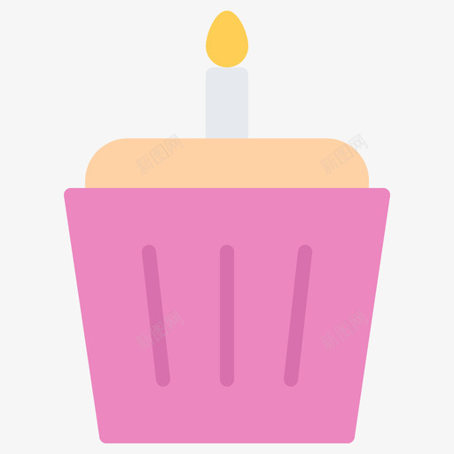 生日蛋糕生日派对44扁平svg_新图网 https://ixintu.com 生日蛋糕 生日 派对 扁平