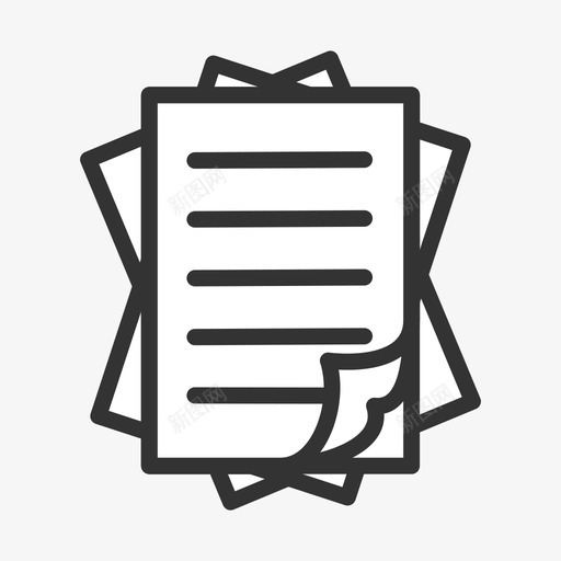 A4纸张svg_新图网 https://ixintu.com 纸张