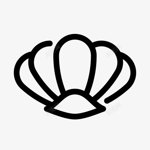 生鲜扇贝svg_新图网 https://ixintu.com 生鲜 扇贝