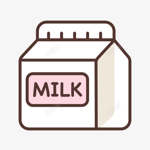 牛奶milksvg_新图网 https://ixintu.com 牛奶