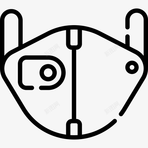 医用面罩病毒传播11线状svg_新图网 https://ixintu.com 医用 面罩 病毒 传播 线状