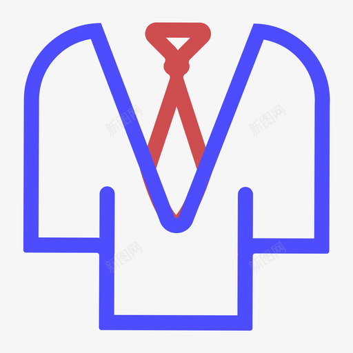 服饰男装多色线性svg_新图网 https://ixintu.com 服饰 男装 多色 线性