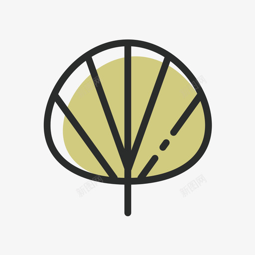 芭蕉扇svg_新图网 https://ixintu.com 芭蕉