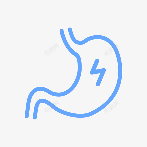 腹痛svg_新图网 https://ixintu.com 腹痛