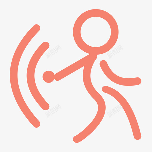人体传感器iconsvg_新图网 https://ixintu.com 人体 传感器