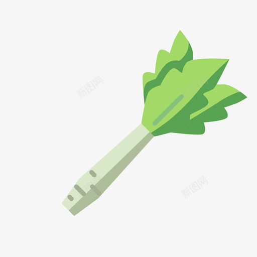 莴笋svg_新图网 https://ixintu.com 莴笋 莴苣 彩色 填充