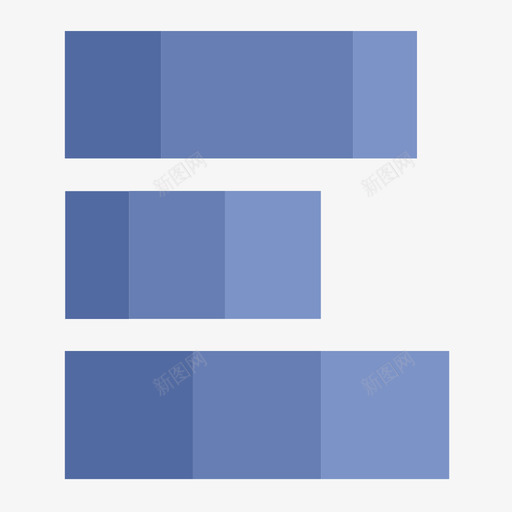 堆积型条形图svg_新图网 https://ixintu.com 堆积型 条形图