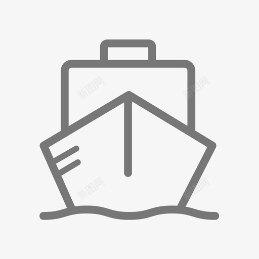 船讯1svg_新图网 https://ixintu.com 船讯 线性 单色 简约 扁平 商务