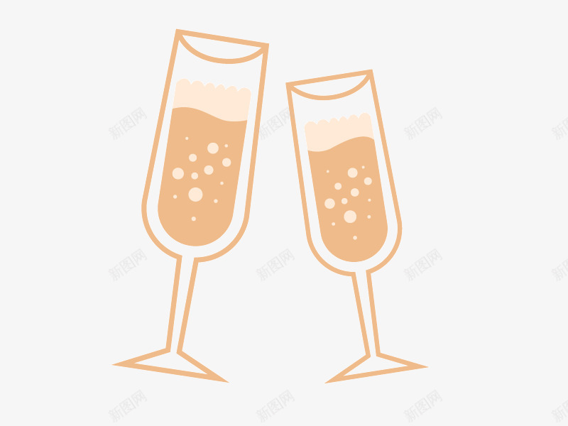 酒杯卡通矢量png免抠素材_新图网 https://ixintu.com 酒杯 卡通 矢量