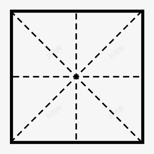 米字格图标01svg_新图网 https://ixintu.com 米字格 图标