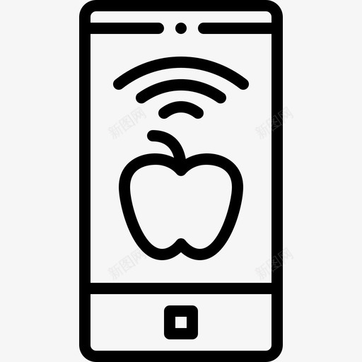 移动应用程序智能农场72线性svg_新图网 https://ixintu.com 移动 应用程序 智能 农场 线性
