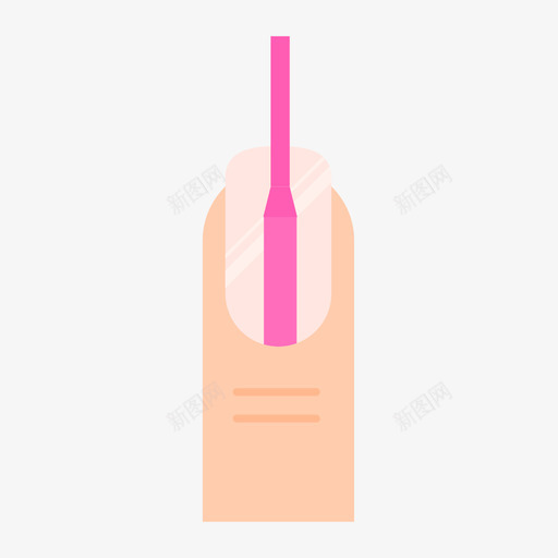 涂指甲油svg_新图网 https://ixintu.com 指甲油 美甲 填充 扁平